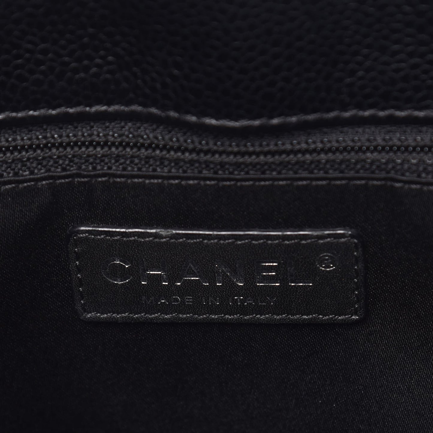 Caviar Quilted Grand Shopping Tote GST Black