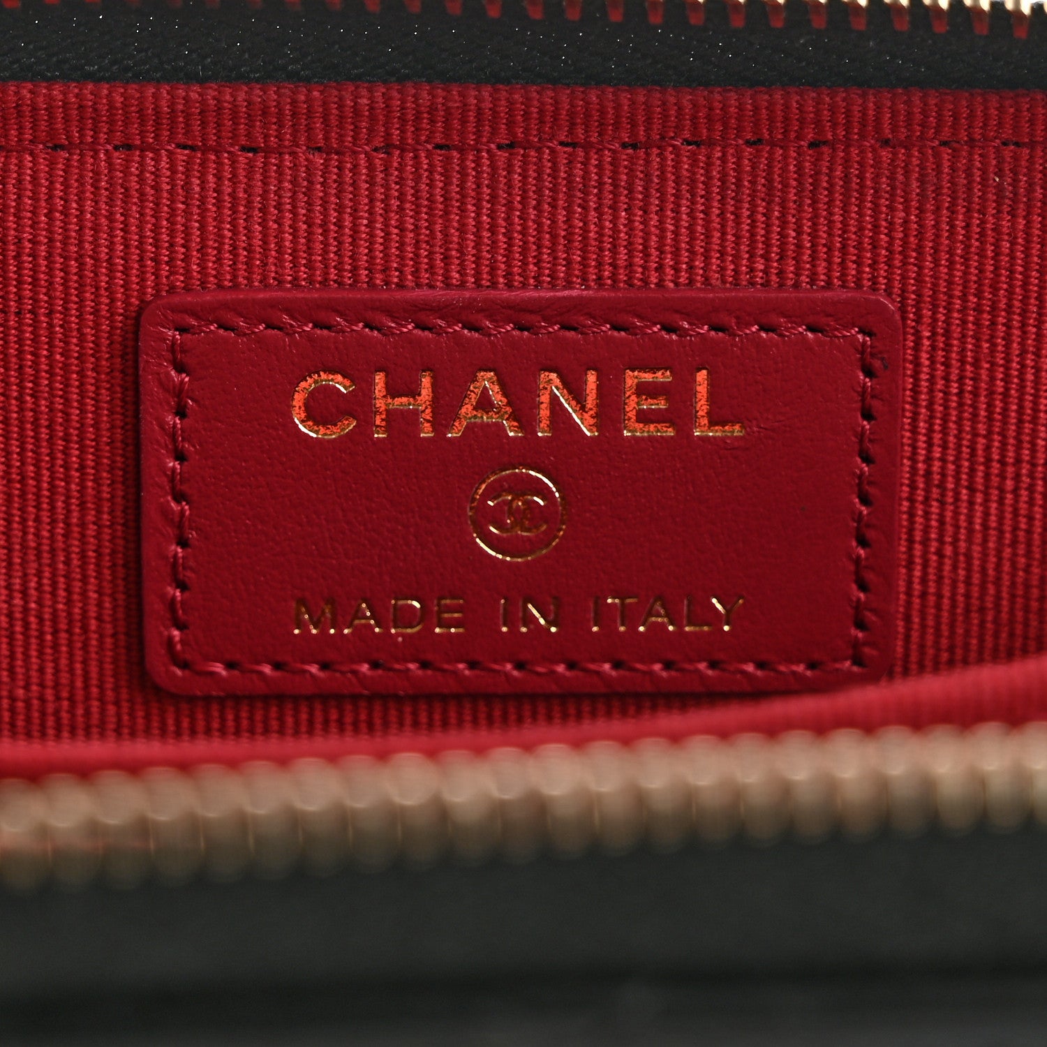 Chanel Lambskin Quilted Chanel 19 Zip Around Coin Purse Wallet Black 6 of 9