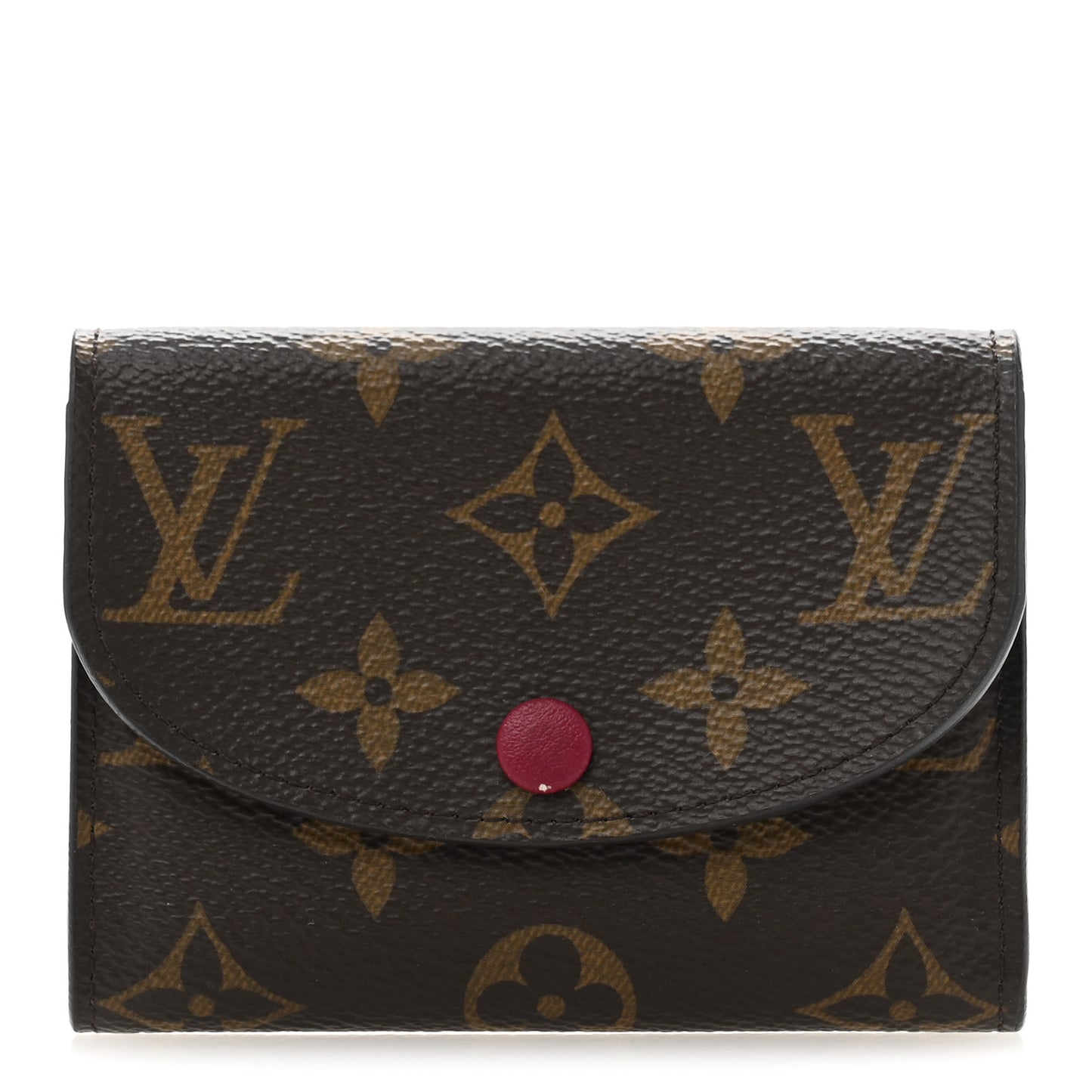 Monogram Rosalie Coin Purse Fuchsia