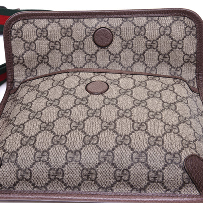 Gucci GG Supreme Monogram Neo Vintage Web Belt Bag Brown 10 of 12