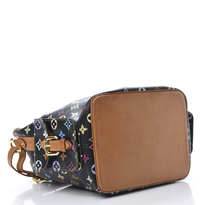 Louis Vuitton Monogram Multicolor Petit Noe Black 4 of 16