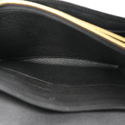 Louis Vuitton Monogram Empreinte Giant Sarah Wallet Black Beige 5 of 8