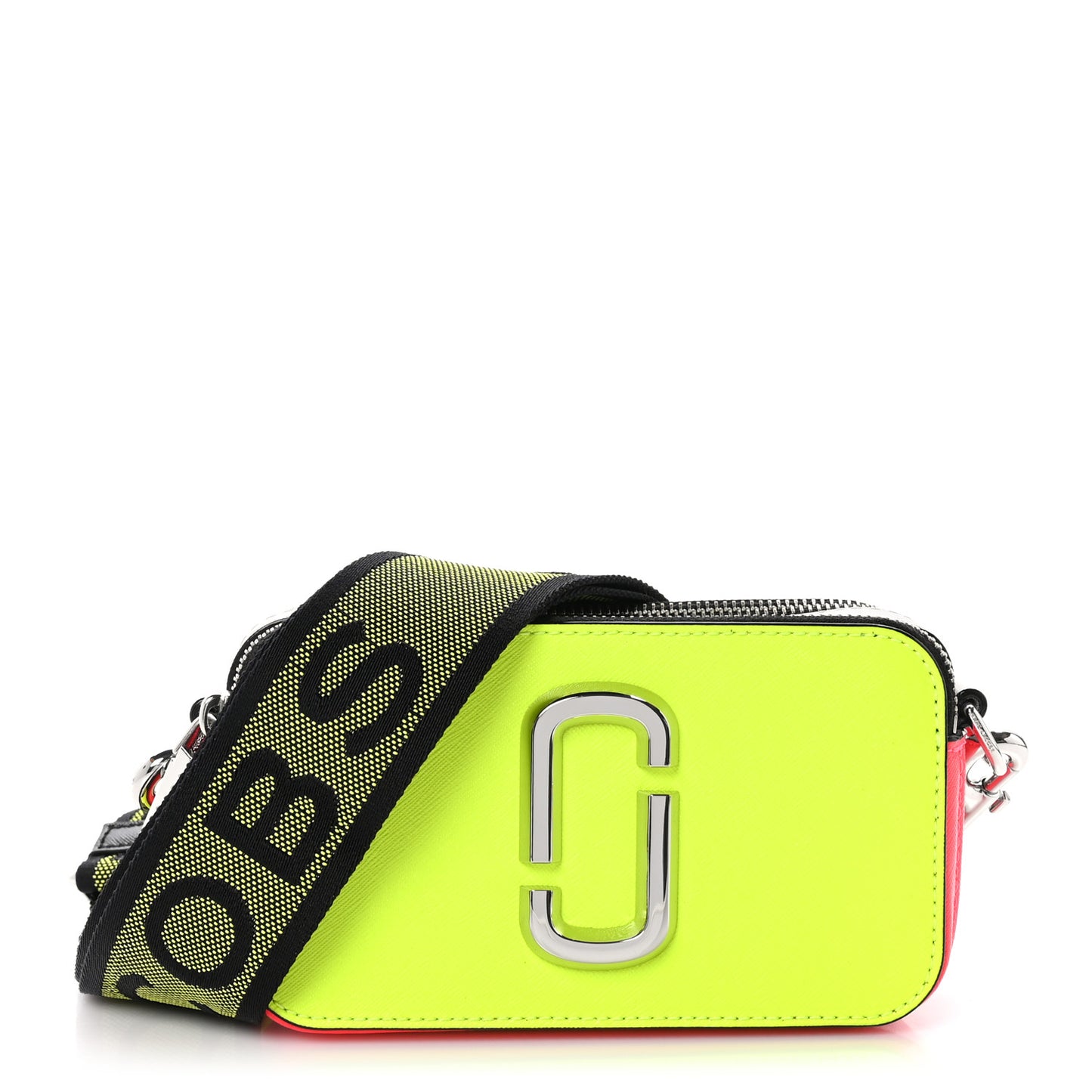 Saffiano Small Snapshot Camera Bag Bright Yellow