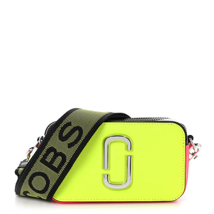 Marc Jacobs Saffiano Small Snapshot Camera Bag Bright Yellow 1 of 11