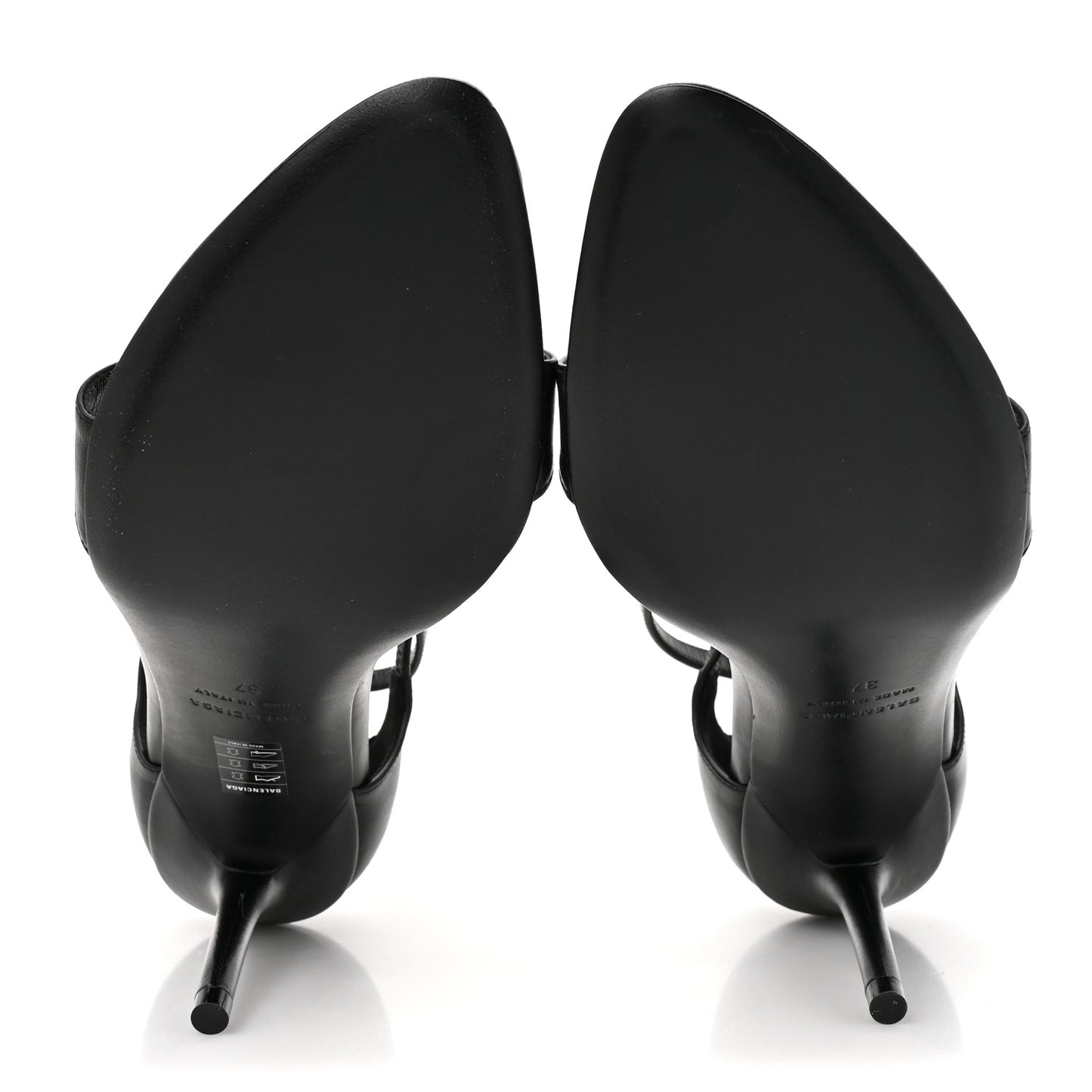 Calfskin Honey 90mm Sandal 37 Black