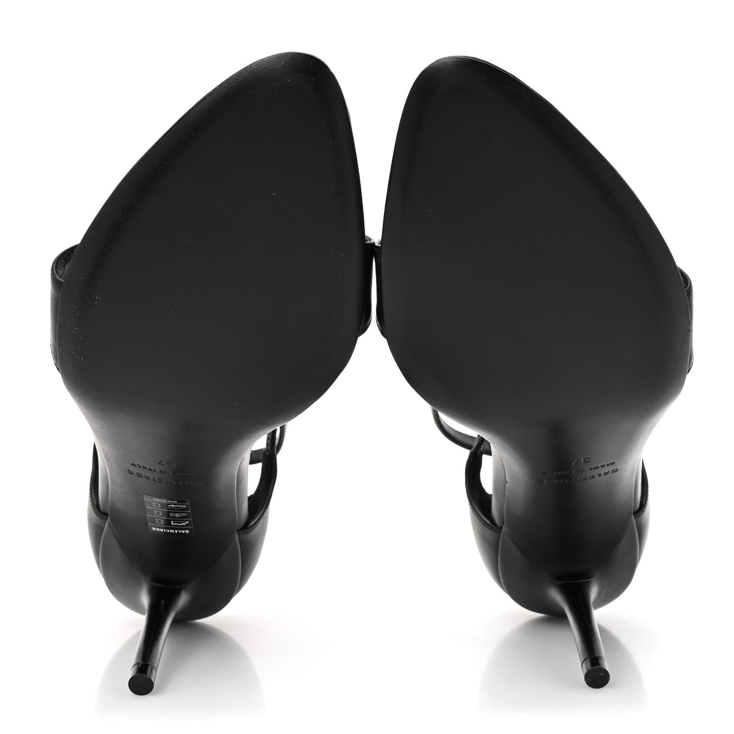 Balenciaga Calfskin Honey 90mm Sandal 37 Black 6 of 8