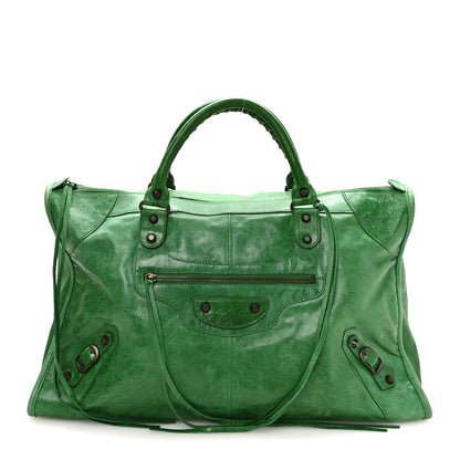 Balenciaga Agneau Classic Hardware Work Vert Gazon 1 of 11