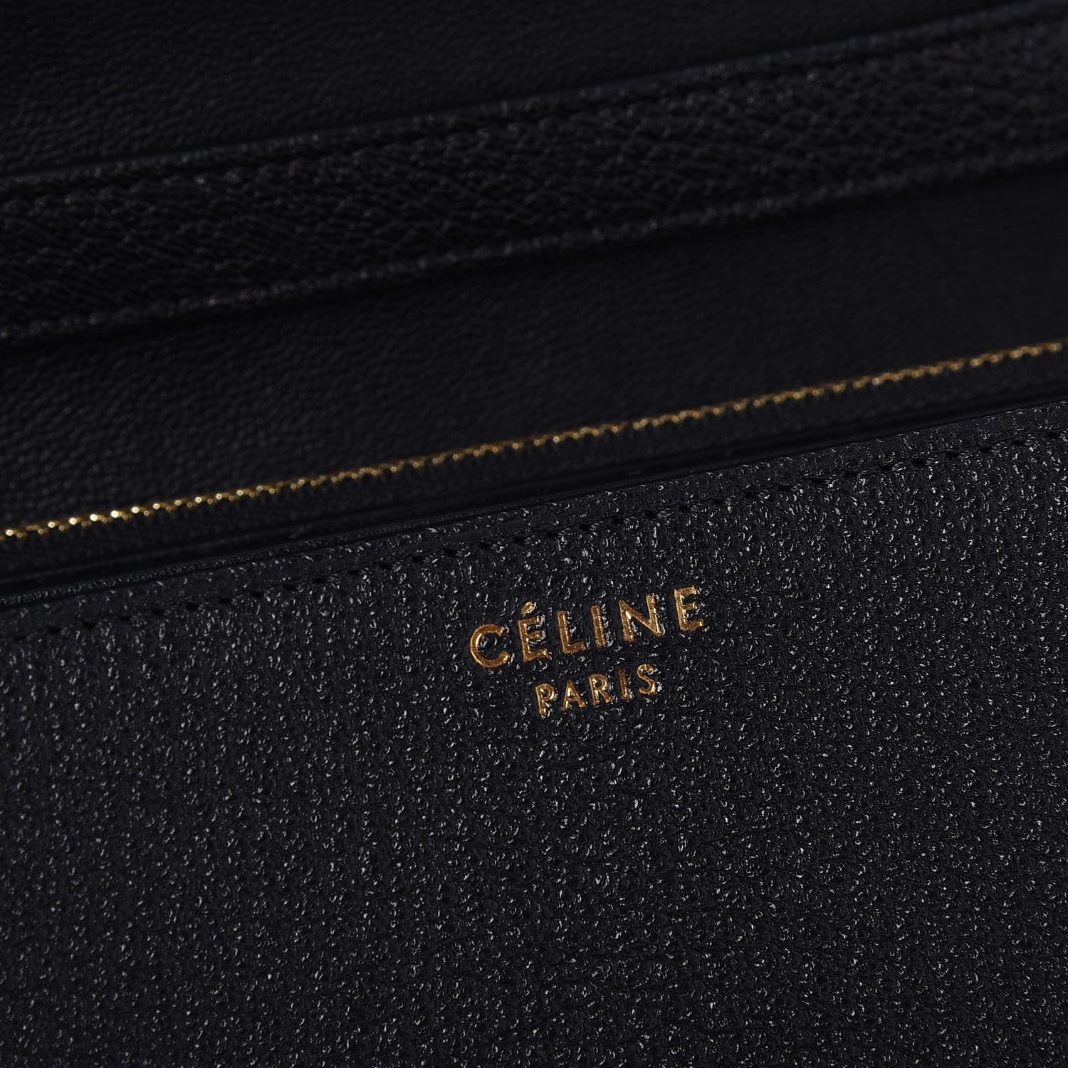 Celine Goatskin Medium Classic Box Flap Bag Black 6 of 8