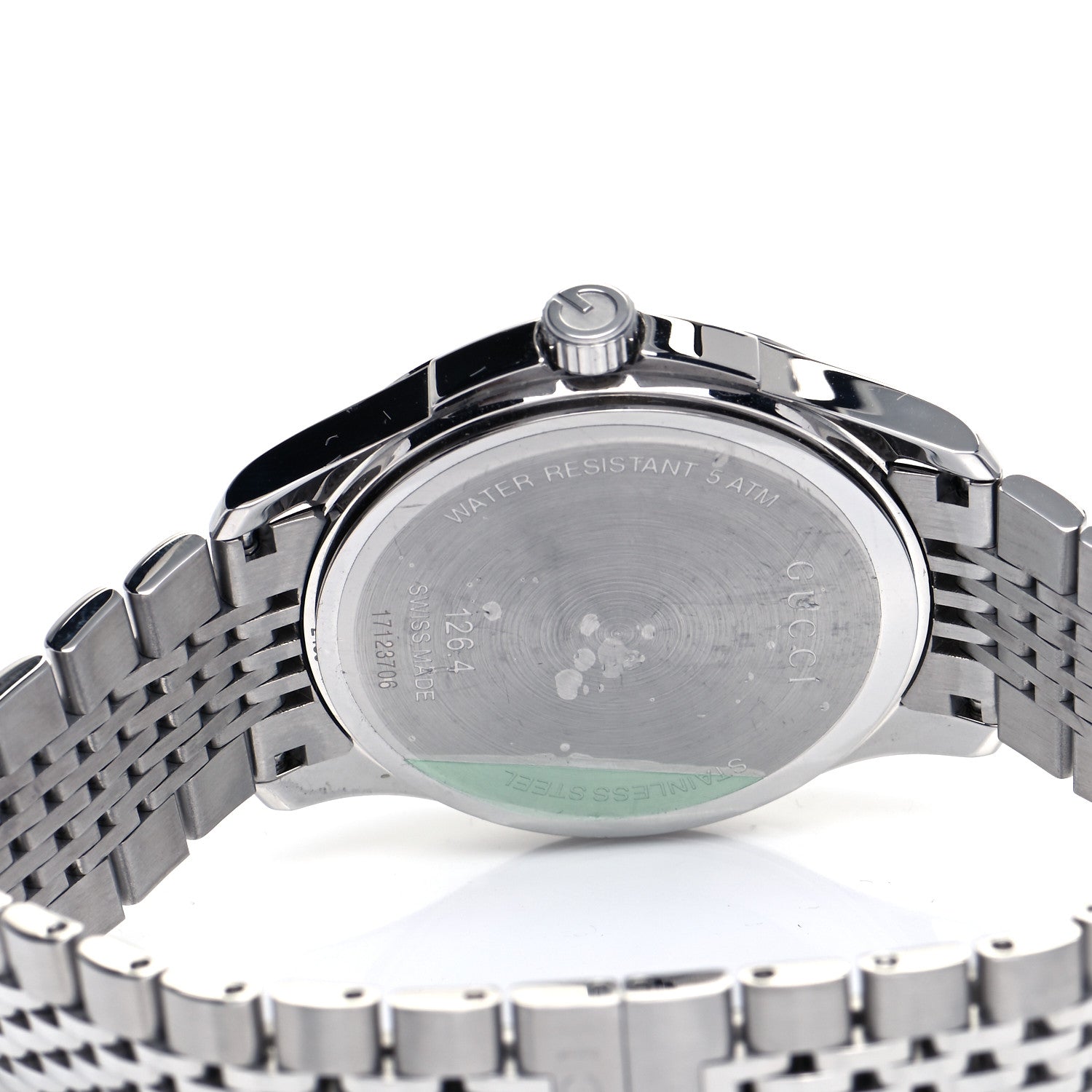 Gucci Stainless Steel 38mm G-Timeless Quartz Watch Navy 4 of 6