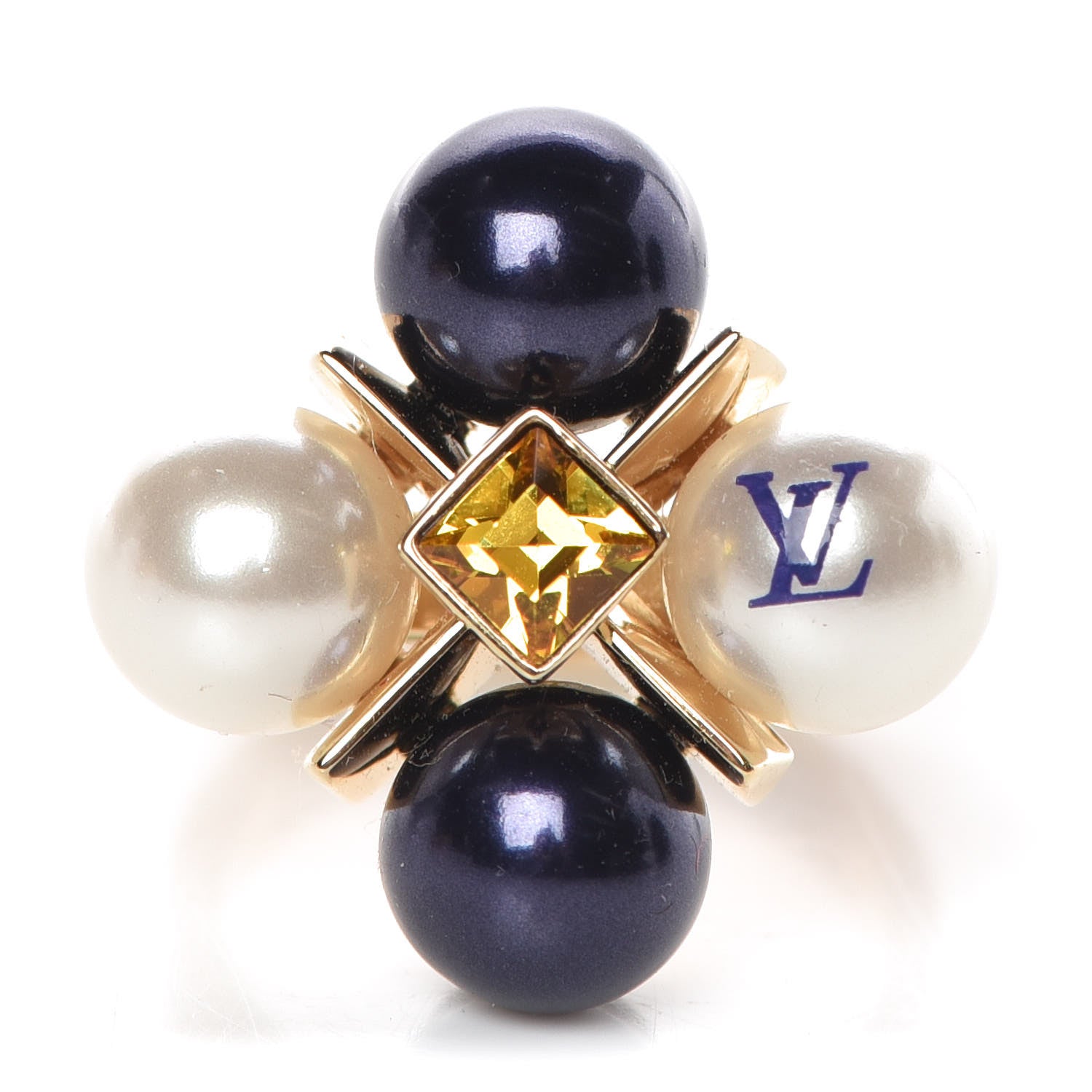 Louis Vuitton Pearl Cry Me A River Ring 5.5 1 of 6