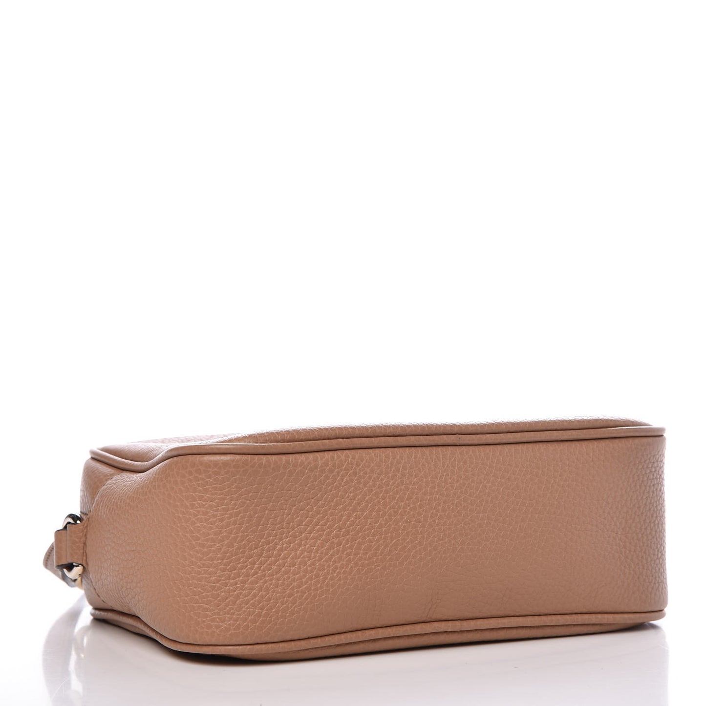 Pebbled Calfskin Small Soho Disco Bag Camelia
