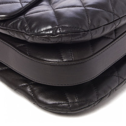 Chanel Lambskin Quilted Chanel 3 Large Flap Black 5 of 9