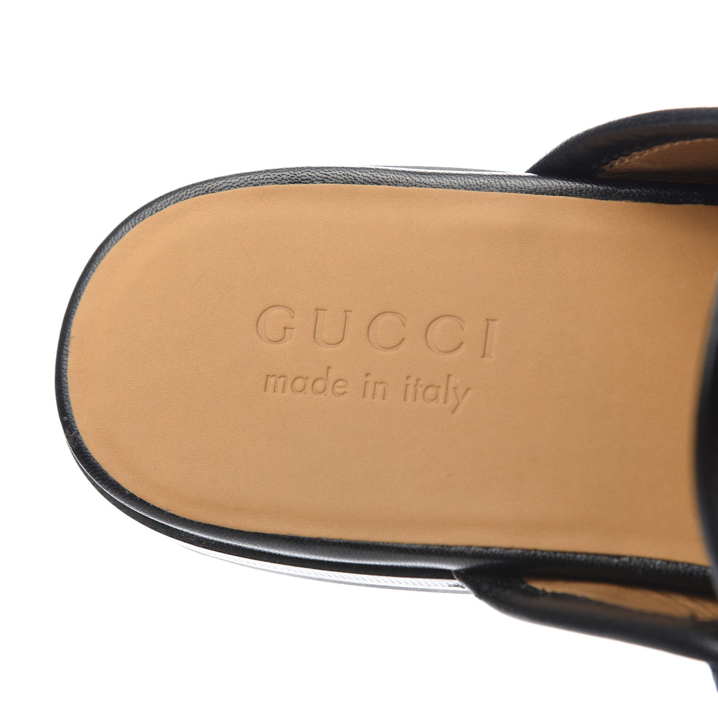 Goatskin Mens Horsebit Slippers 7 Black