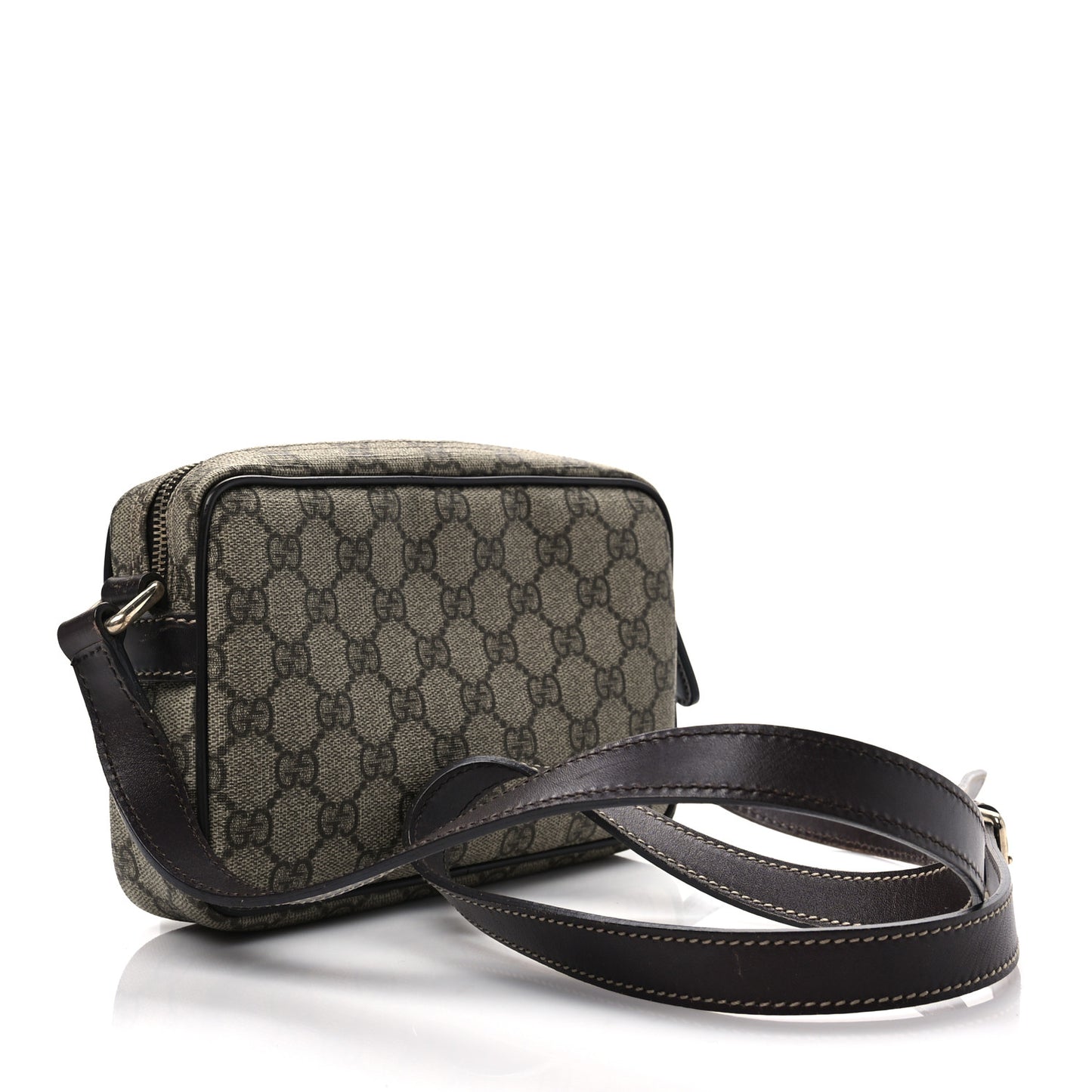 GG Plus Monogram Small Shoulder Bag Dark Brown