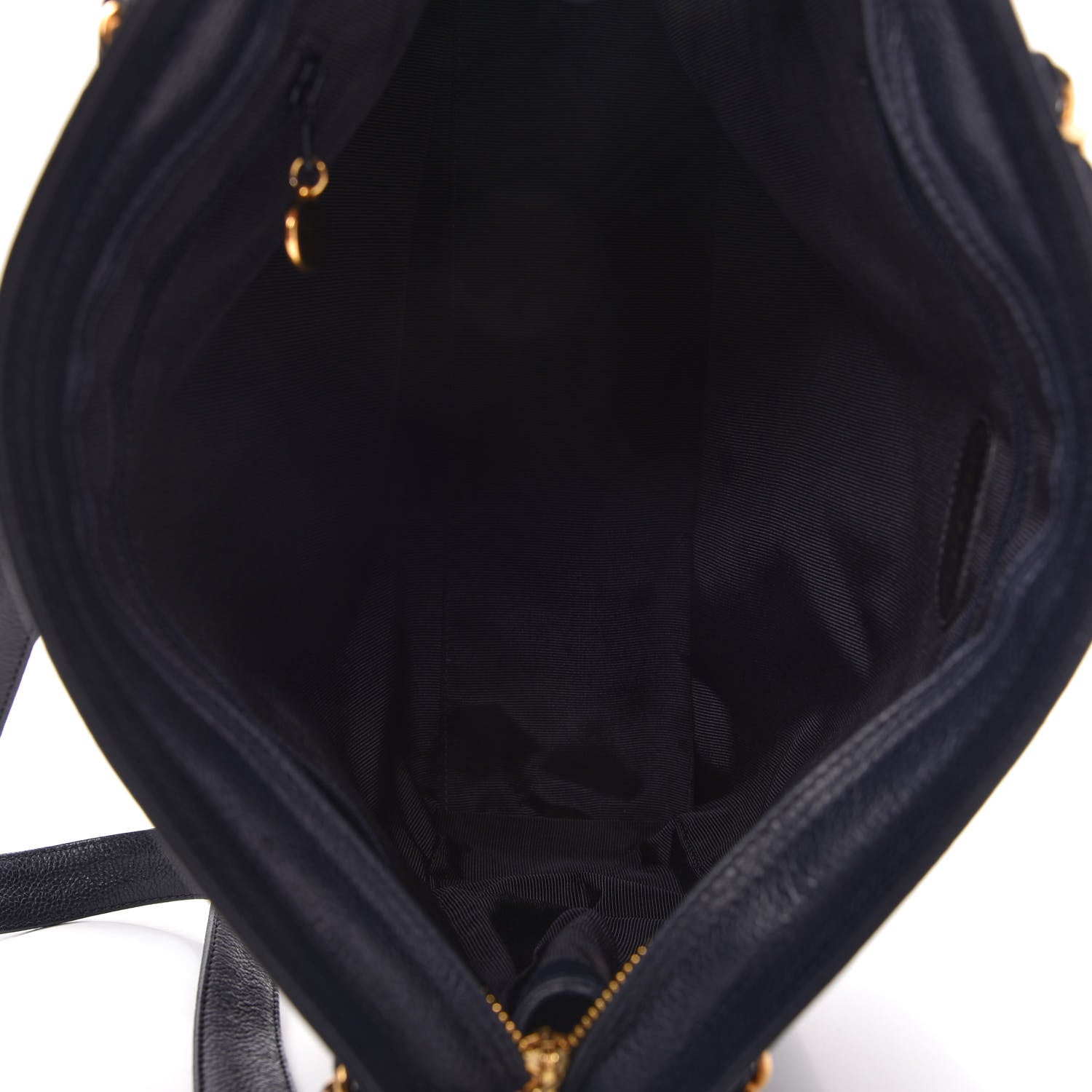 Chanel Caviar CC Shoulder Bag Navy 5 of 10
