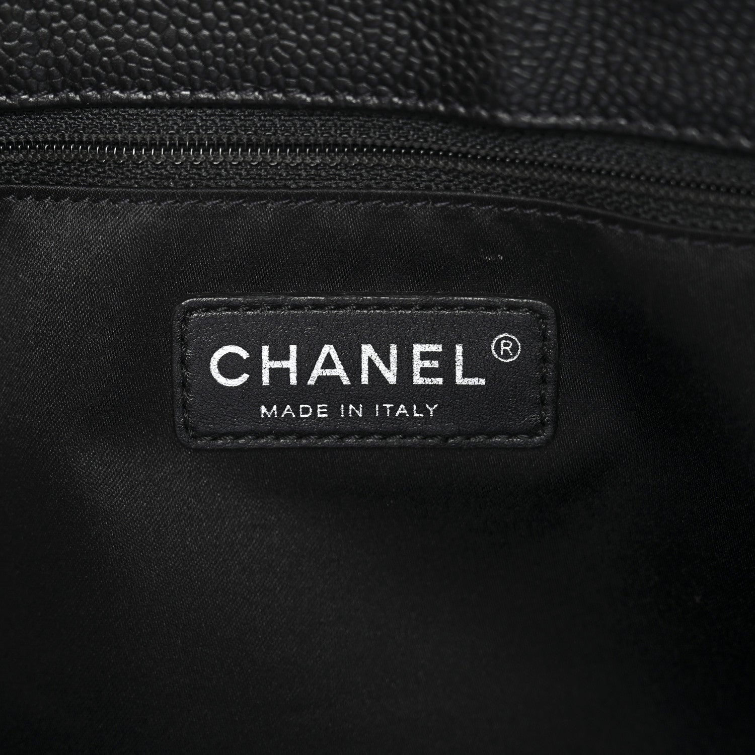 Chanel Caviar Quilted Grand Shopping Tote GST Black 6 of 10
