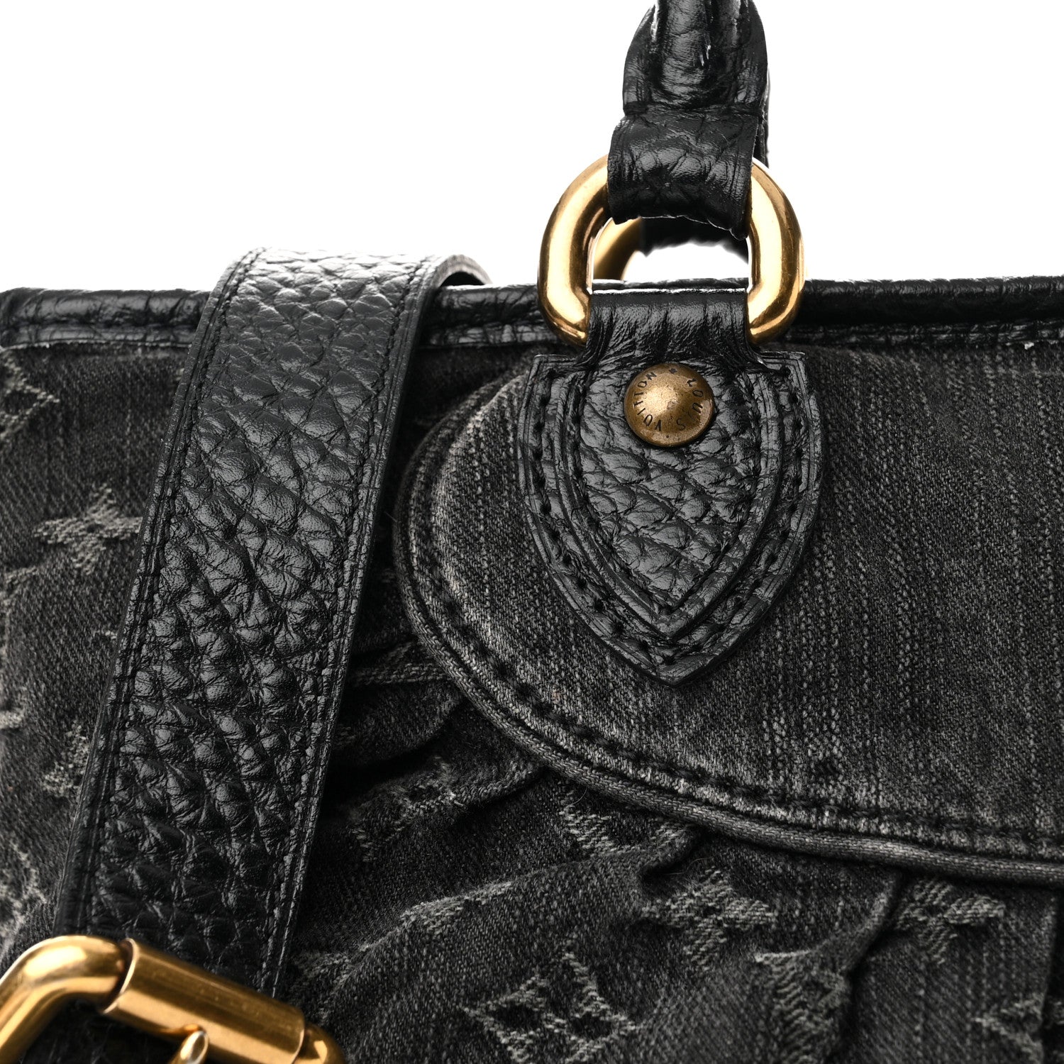 Louis Vuitton Denim Neo Cabby GM Black 10 of 17