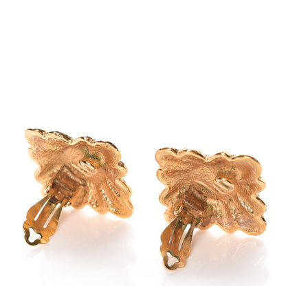 Chanel Pearl CC Clip On Earrings Gold 3 of 4