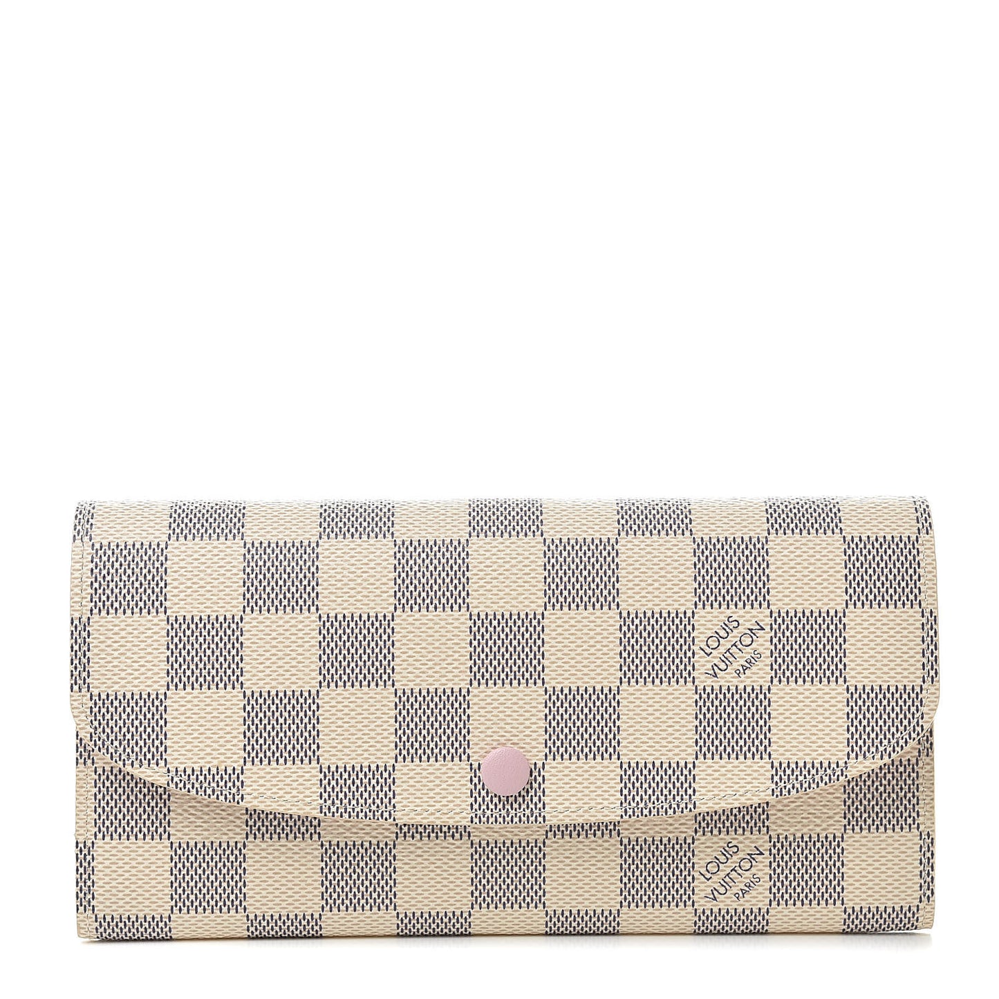 Damier Azur Emilie Wallet Rose Ballerine