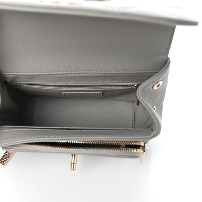 Chanel Caviar Quilted Small Business Affinity Flap Grey 5 of 10