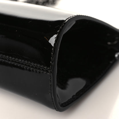 Tom Ford Patent Cosmo T Lock Chain Bag Black 7 of 7