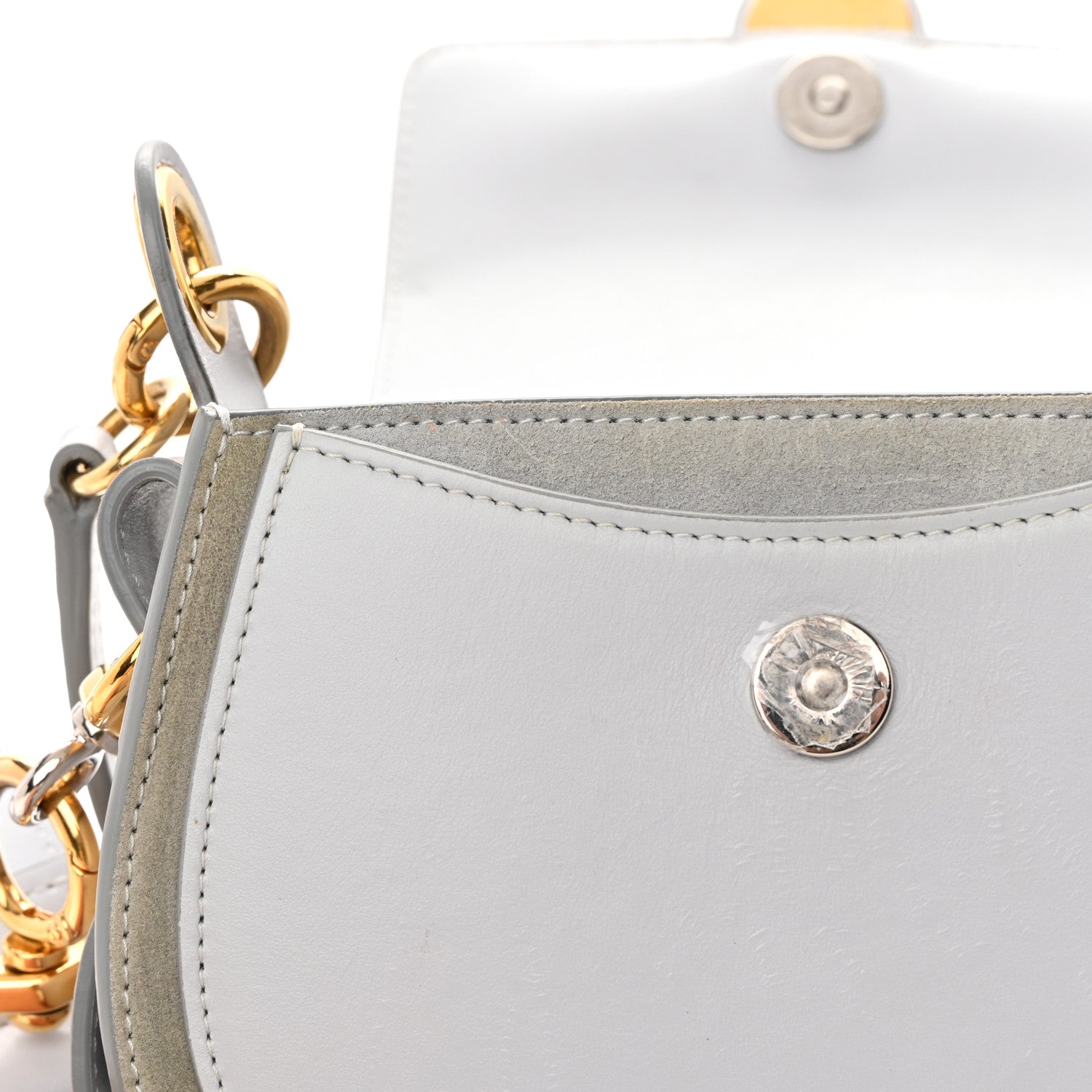 Chloe Calfskin Small Tess Bag Light Cloud 18 of 22