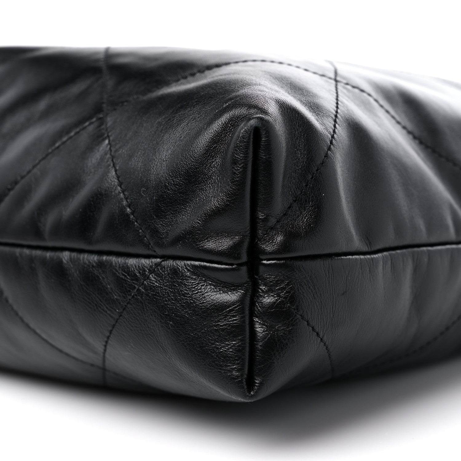 Chanel Shiny Calfskin Quilted Chanel 22 Black 10 of 10