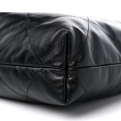 Chanel Shiny Calfskin Quilted Chanel 22 Black 10 of 10