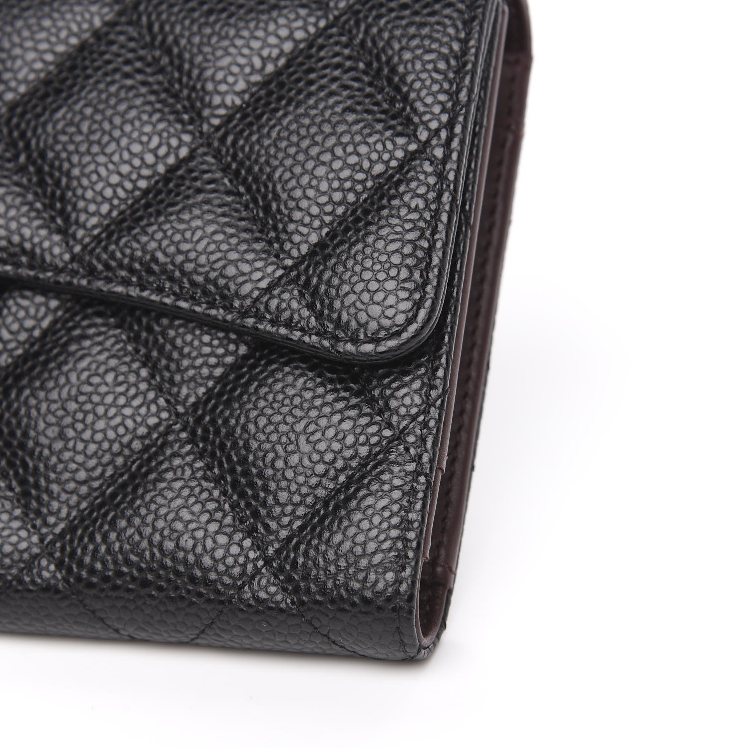 Chanel Caviar Quilted Large Flap Wallet Black 8 of 10