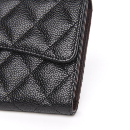 Chanel Caviar Quilted Large Flap Wallet Black 8 of 10