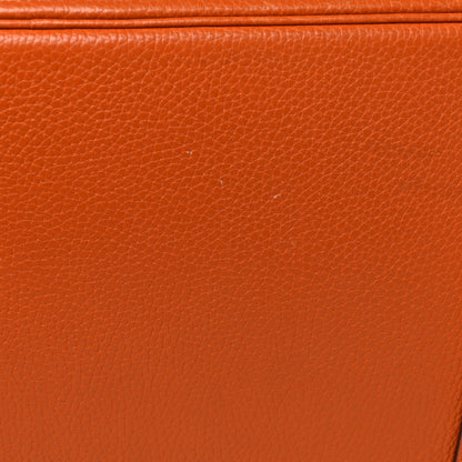 Hermes Taurillon Clemence JPG Birkin 42 Orange 12 of 24
