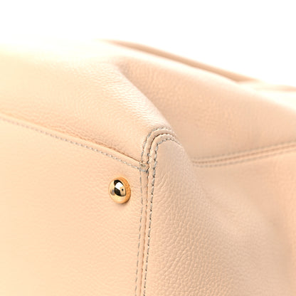 Chanel Calfskin Cerf Executive Shopper Tote Beige 12 of 19
