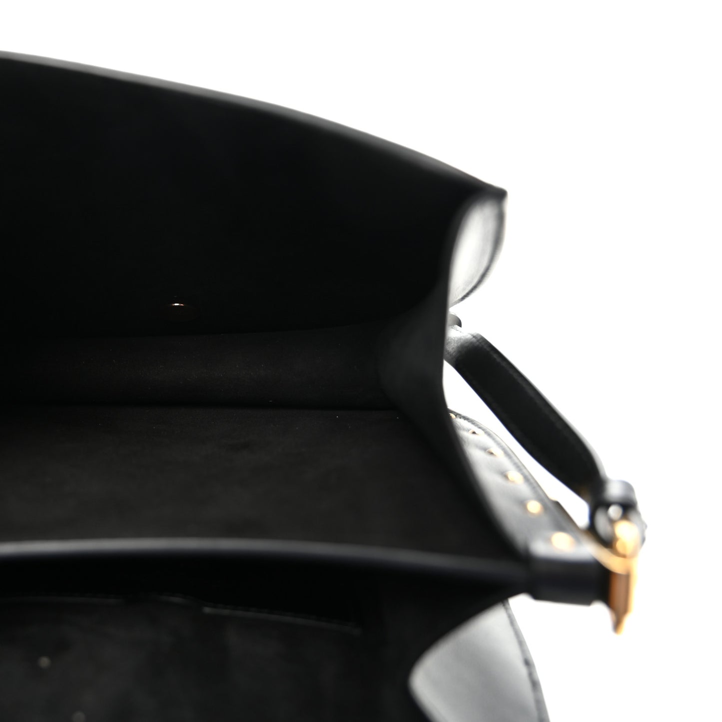 Box Calfskin Medium Bobby Frame Flap Black