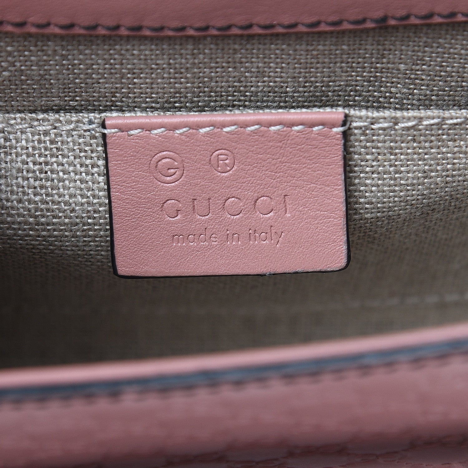 Gucci Microguccissima Mini Emily Shoulder Bag Soft Pink 6 of 11