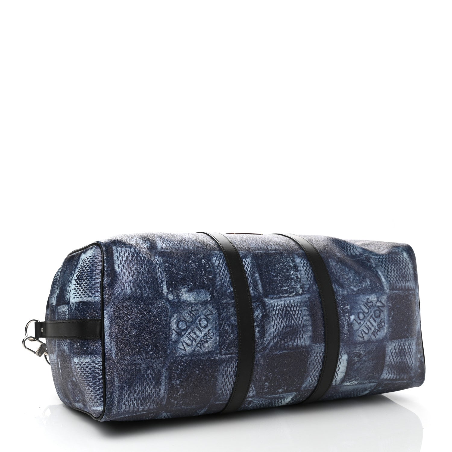Louis Vuitton Damier Salt Keepall Bandouliere 50 Ocean Blue 3 of 8