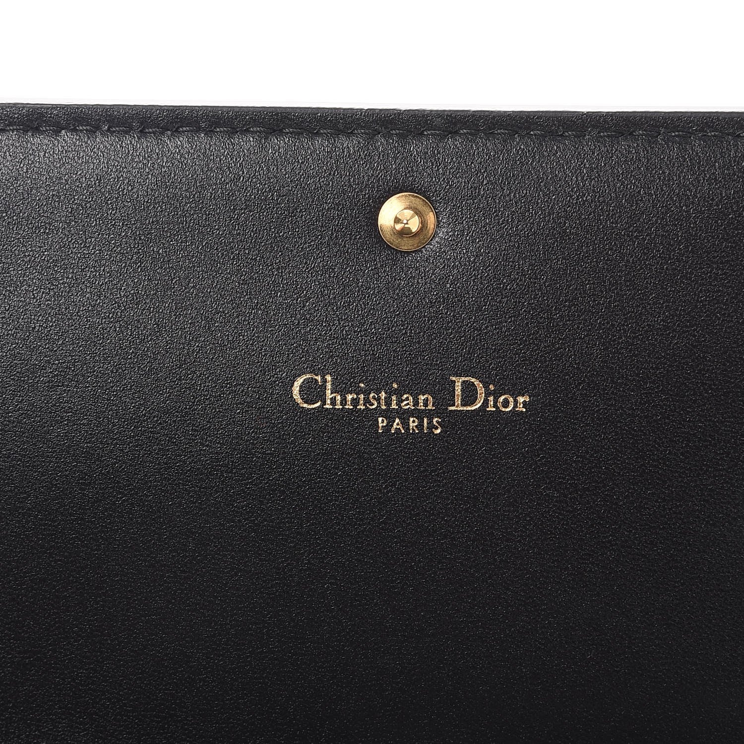 Christian Dior Grained Calfskin J'adior Croisiere Chain Wallet Black 7 of 11