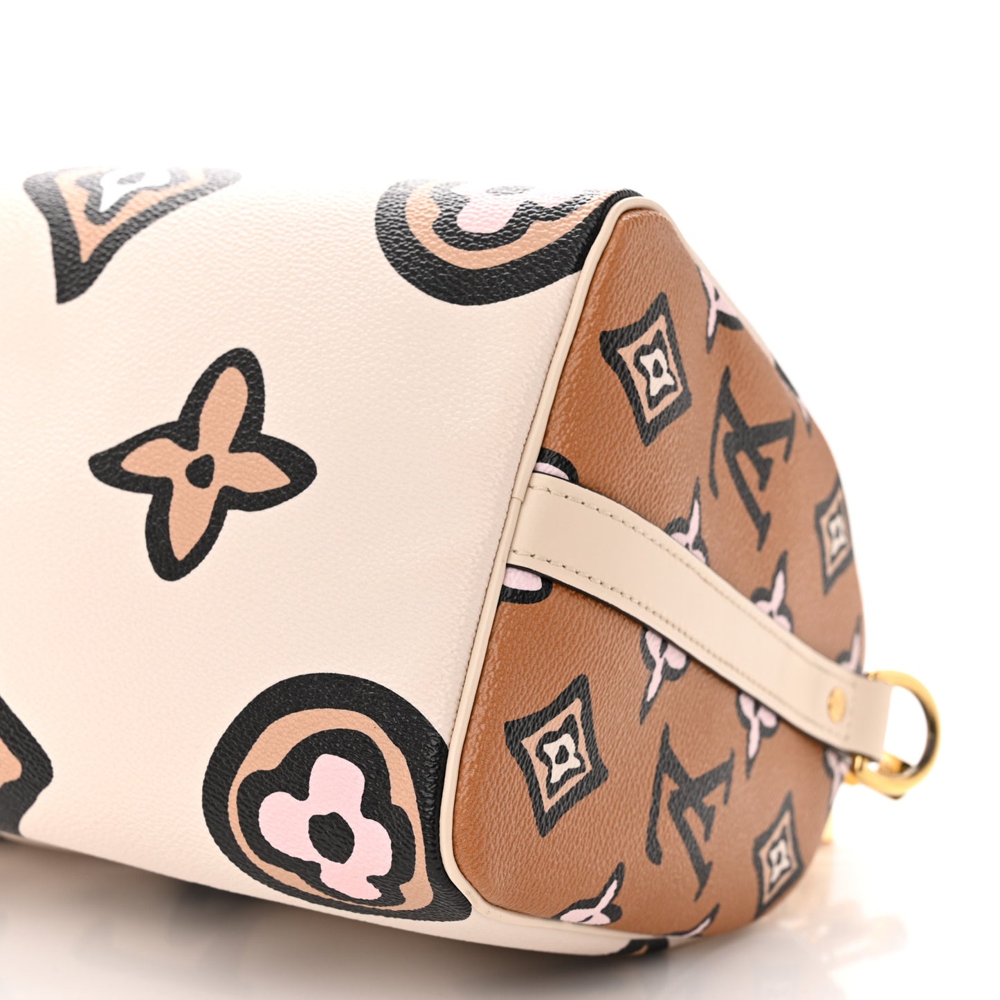 Monogram Giant Wild At Heart Speedy Bandouliere 25 Creme