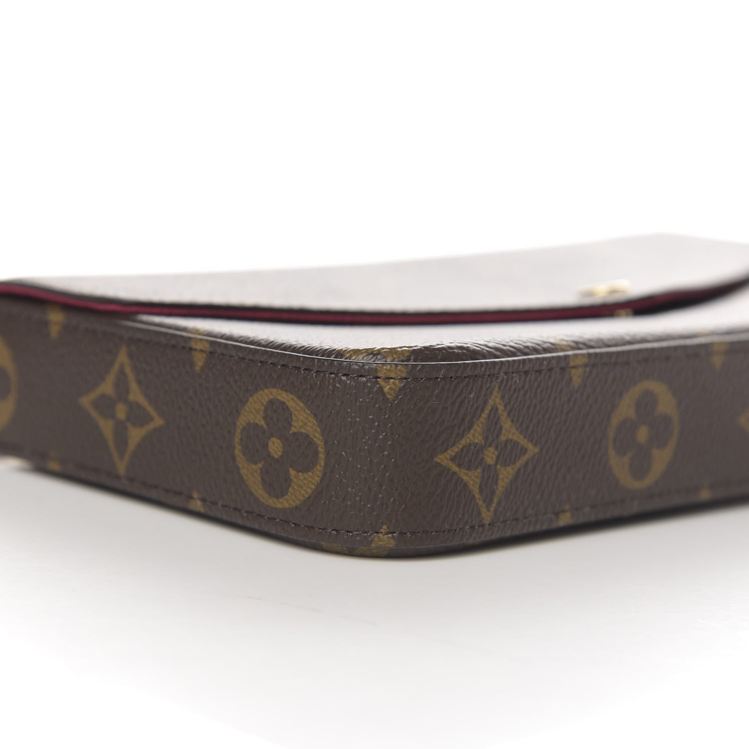Louis Vuitton Monogram Pochette Felicie Chain Wallet Fuchsia 7 of 10