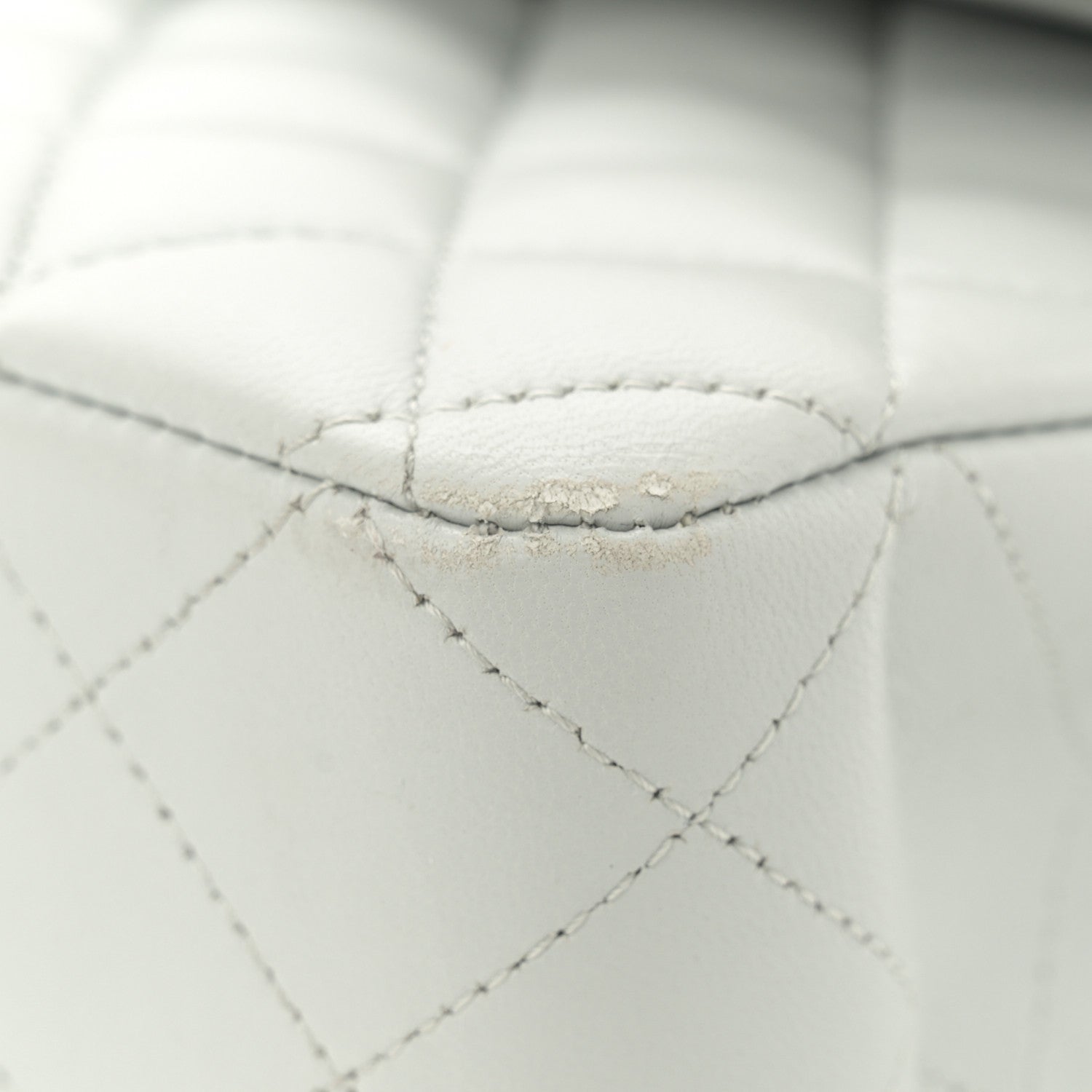 Chanel Lambskin Quilted Medium Double Flap Light Blue 12 of 14