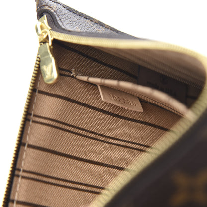 Louis Vuitton Monogram Neverfull MM GM Pochette 7 of 7