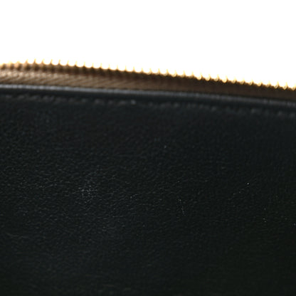 Saint Laurent Lambskin Quilted Mini Gaby Vanity Case Strong Moss 11 of 13