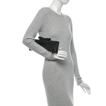 Chanel Lambskin Bow Clutch Black 2 of 7