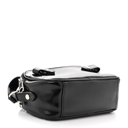 Burberry Coated Canvas Horseferry Print Micro Camera Bag Black 4 of 10