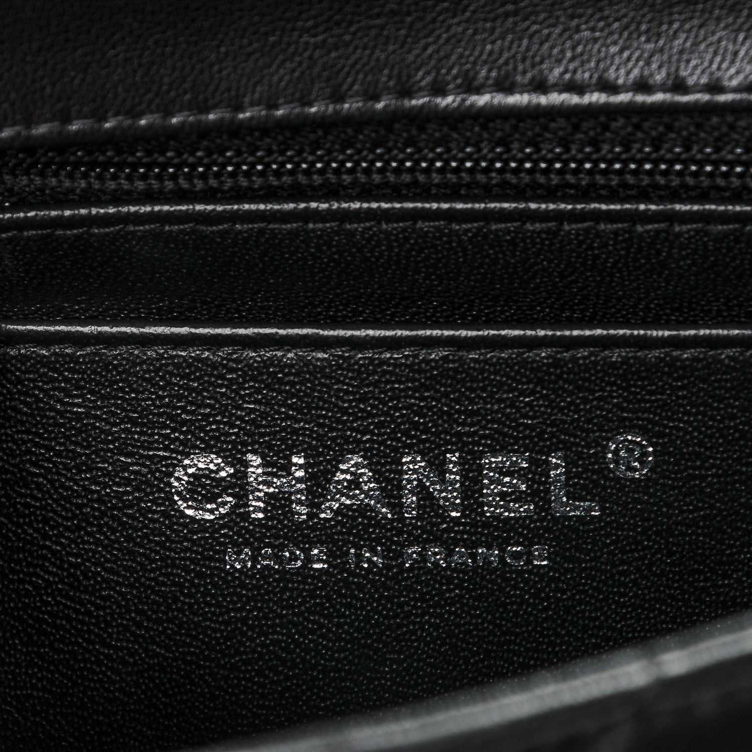 Chanel Lambskin Quilted Mini Square Flap Black 6 of 7