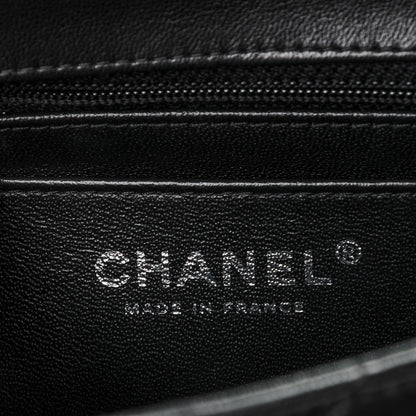 Chanel Lambskin Quilted Mini Square Flap Black 6 of 7