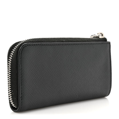 Prada Saffiano Key Holder Black 3 of 9