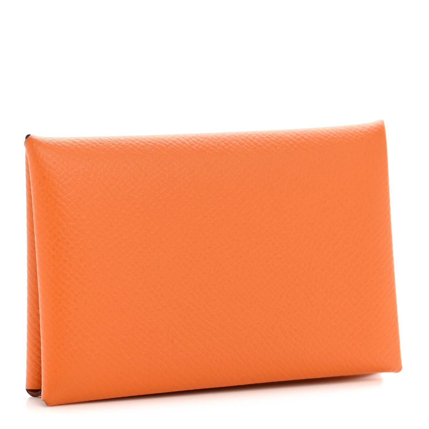 Hermes Epsom Calvi Card Case Abricot 3 of 8