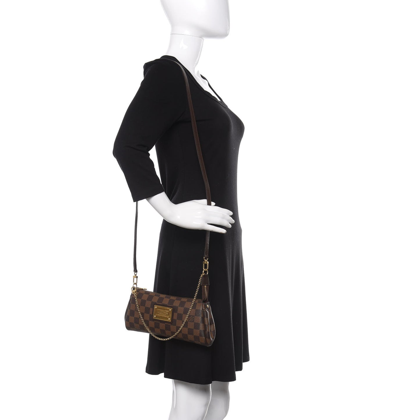 Damier Ebene Eva Clutch