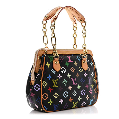 Louis Vuitton Monogram Multicolor Gracie MM Black 3 of 12