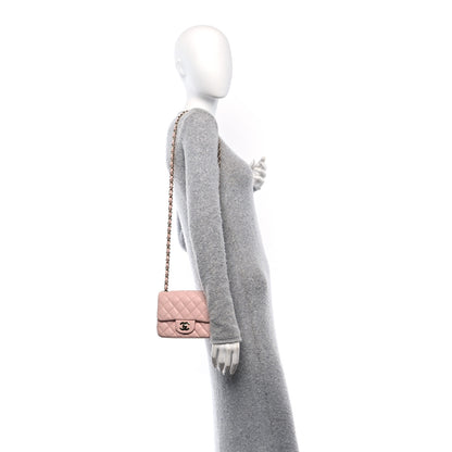 Chanel Lambskin Quilted Mini Square Flap Light Pink 2 of 13